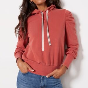 Evereve Brand - Tyra Hoodie, Burnt Red, small
